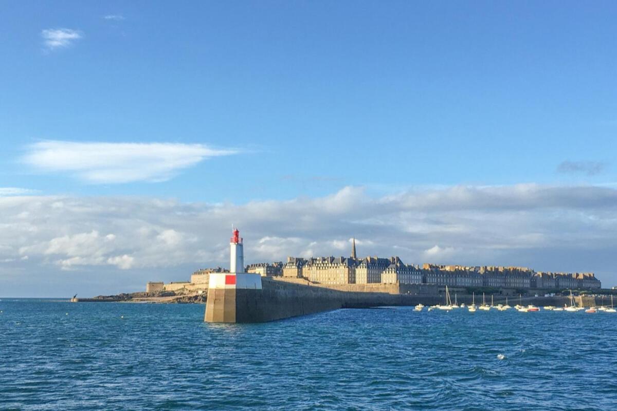 L Ostra 1, Appartement Haut Standing Front De Mer A Cancale Sur Le Port De La Houle Εξωτερικό φωτογραφία