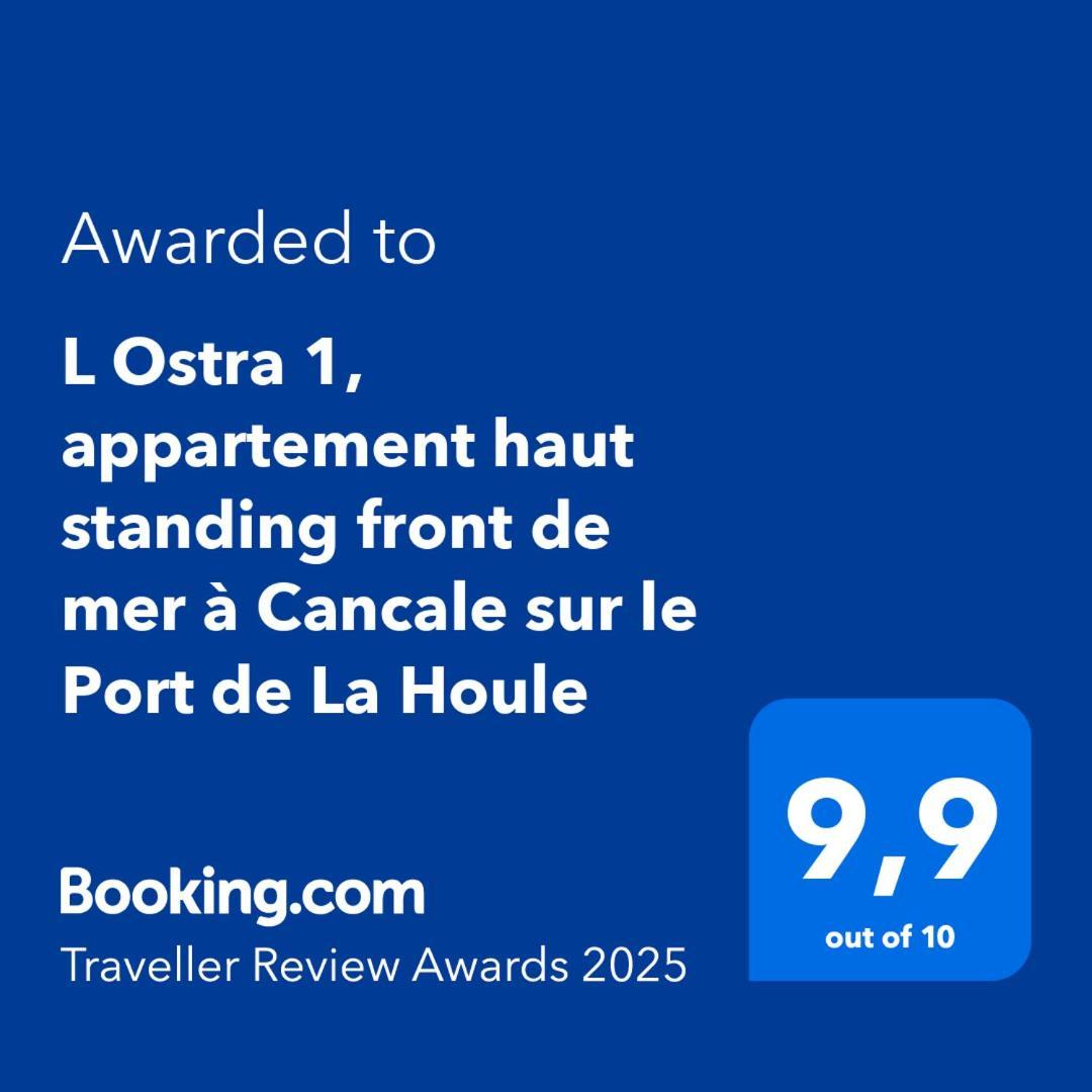 L Ostra 1, Appartement Haut Standing Front De Mer A Cancale Sur Le Port De La Houle Εξωτερικό φωτογραφία